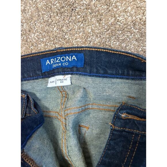 Men’s Arizona jeans dark wash SZ 38” X 30”  Flex Athletic fit - Picture 4 of 7